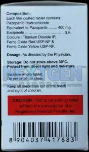 Pazonat 400mg Pazopanib Tablet