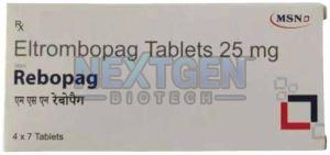 Rebopag 25mg Eltrombopag Tablet