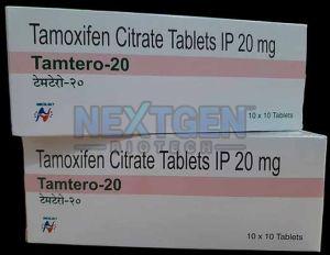 Tamtero 20mg Tamoxifen Citrate Tablet
