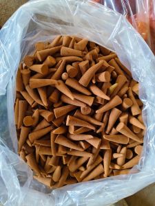 Cow Dung Brown Sambrani Dhoop Cone