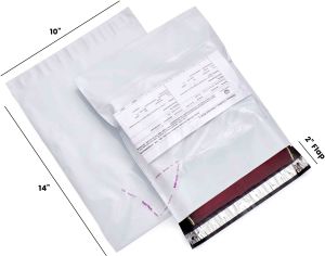 10x14 Plain Courier Bag With SK Pod Pocket