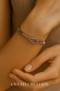 Sterling Silver Dual Pear Cut White Cubic Zirconia Bangle