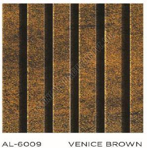 AL-6009 Venice Brown Aluminium Standard Louvered Panel