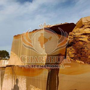 Bijolia Dabi Slab Cutting Stone Block Sandstone