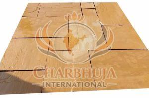 Golden Sandstone Paving Tiles