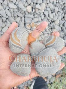 Grey Landscaping River Pebbles Stone