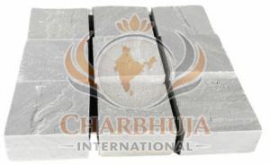 Handcut Grey Sandstone Cobbles
