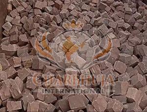 Heavy Duty Red Parking Sandstone Cobbles