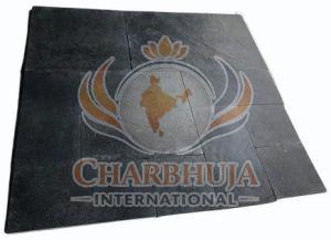 Matte Black Limestone Flooring Tiles