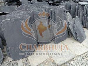 Matte Kadappa Black Flagstone Limestone