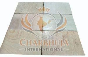 Mint Fossil Flooring Sandstone Slab
