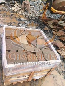 Natural Multicolor Crazy Paving Sandstone