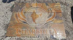 Rustic Multicolor Slate Flooring Tiles