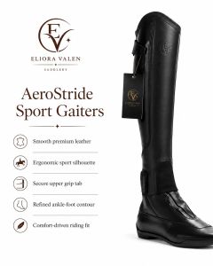 Aerostride Sport Gaiters Leather Horse Riding Chap