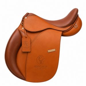 Ambercrest Heritage Tan Brown Leather Horse Riding Saddle