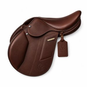 Auremont Heritage Brown Leather Horse Riding Saddle
