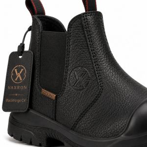 Black Forge C4 Leather Black Safety Shoes