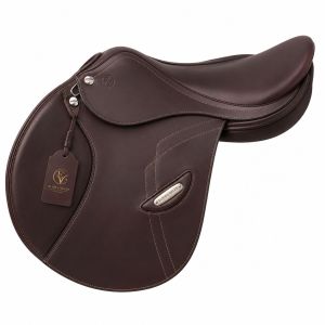 Cadera Contour Brown Smooth Premium Leather Horse Riding Saddle