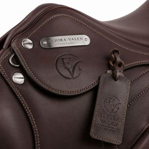 Cadera Contour Brown Smooth Premium Leather Horse Riding Saddle