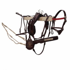 Cardinal Crest Brown Leather Horse Driving Harness