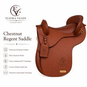 Chestnut Regent Tan Brown Full Grain Leather Horse Riding Saddle