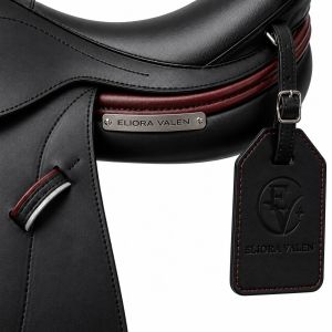 Corvane Sportline Premium Black Leather Horse Riding Saddle