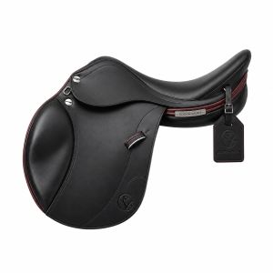 Corvane Sportline Premium Black Leather Horse Riding Saddle