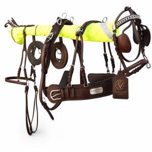 Diplomate Brown Leather Horse Driving Harness