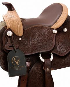 Dunecrest Two Tone Leather Horse Western Saddle