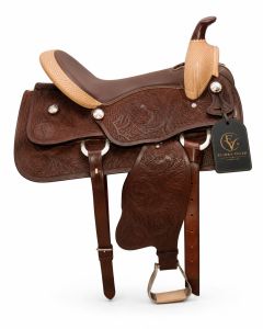 Dunecrest Two Tone Leather Horse Western Saddle