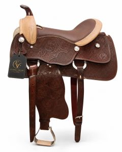 Dunecrest Two Tone Leather Horse Western Saddle