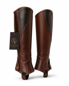 Duoverve Accent Horse Riding Leather Half Chap