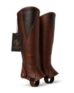 Duoverve Accent Horse Riding Leather Half Chap