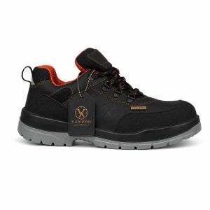 Ember Shield L6 Leather Black Low Ankle Safety Shoes
