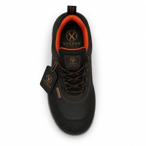 Ember Shield L6 Leather Black Low Ankle Safety Shoes