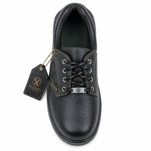 Grip Core L4 Leather Black Low Ankle Safety Shoes