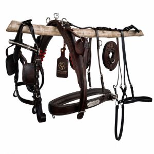 Heritage Crest Marathon Premium Two Tone Leather Horse Harness