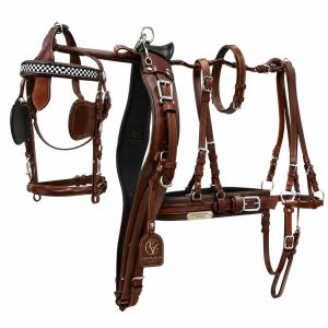 Heritage Sovereign Brown Leather Horse Harness Set