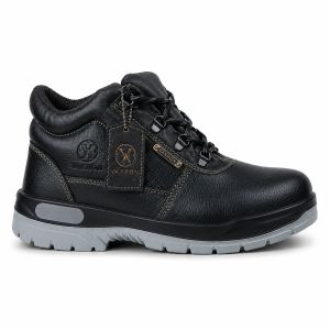 Ironguard H6 Ankle Support Black Leather Safety Shoes