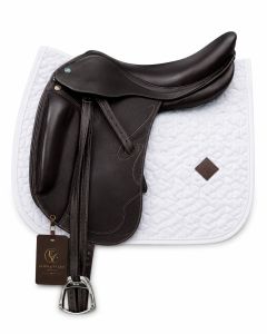 Ivory Prism Dressage Quilted Saddle Cloth