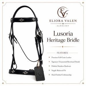 Lusoria Heritage Premium Full Grain Leather Horse Bridle