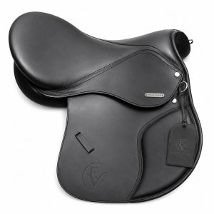 Noir Regent Black Leather Horse Dressage Saddle