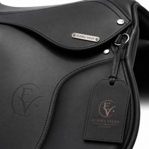 Noir Regent Black Leather Horse Dressage Saddle