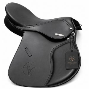 Noir Regent Black Leather Horse Dressage Saddle