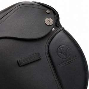 Noircrest Regent Black Full Grain Leather Horse Dressage Saddle