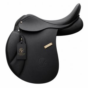 Noircrest Regent Black Full Grain Leather Horse Dressage Saddle