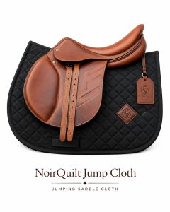 Noirquilt Jumping Quilted Saddle Cloth