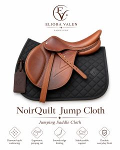 Noirquilt Jumping Quilted Saddle Cloth