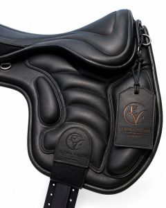 Noirstride Endurance Premium Black Leather Horse Western Saddle