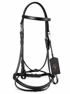 Novara Flex Premium Black Leather Horse Bridle